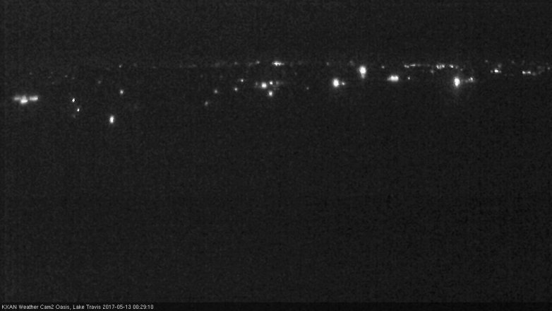 Lake Travis webcam, May 12, 2017 11:50 PM CT