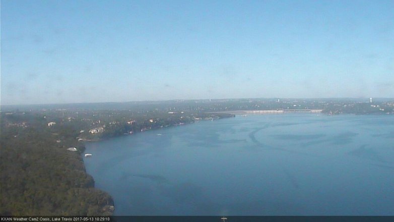 Lake Travis webcam, May 13, 2017 9:45 AM CT