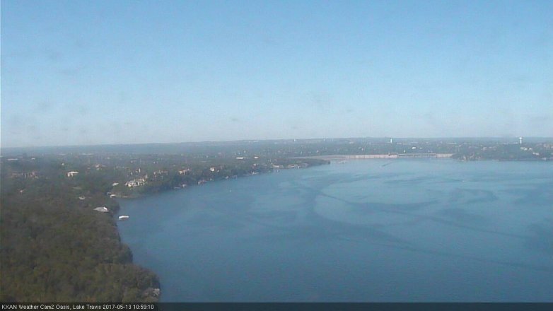 Lake Travis webcam, May 13, 2017 10:10 AM CT