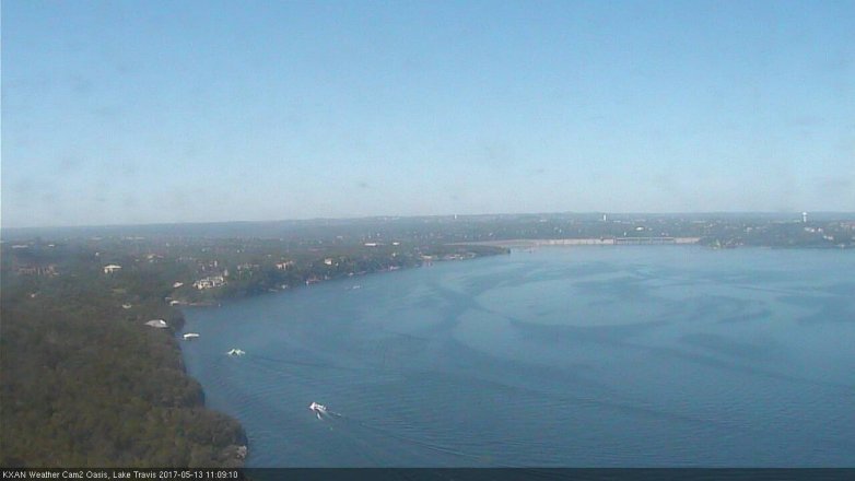 Lake Travis webcam, May 13, 2017 10:40 AM CT