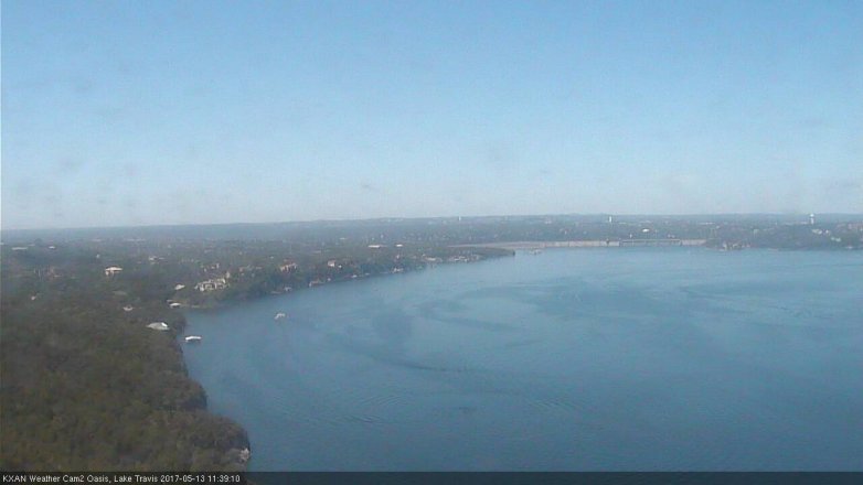 Lake Travis webcam, May 13, 2017 11:10 AM CT