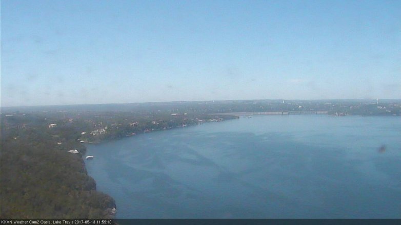 Lake Travis webcam, May 13, 2017 11:20 AM CT