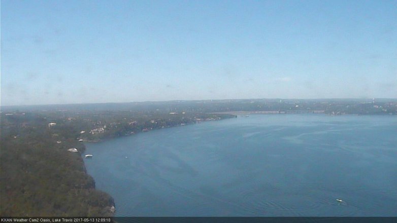 Lake Travis webcam, May 13, 2017 11:25 AM CT
