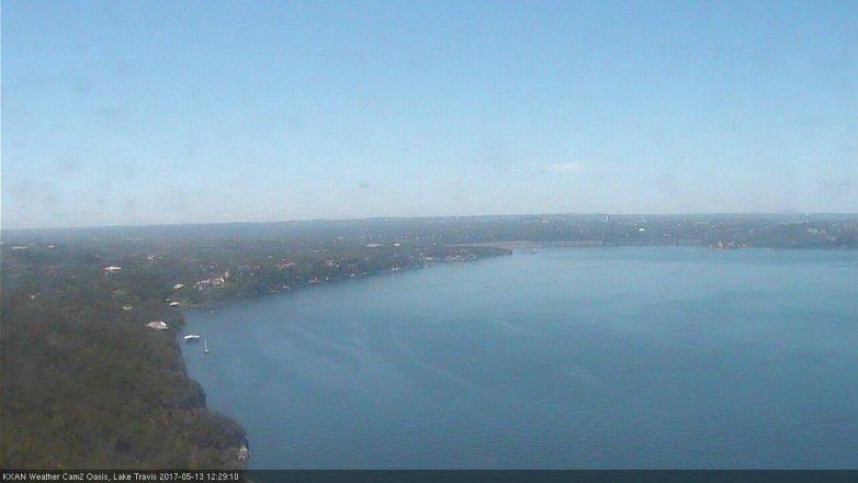 Lake Travis webcam, May 13, 2017 11:45 AM CT