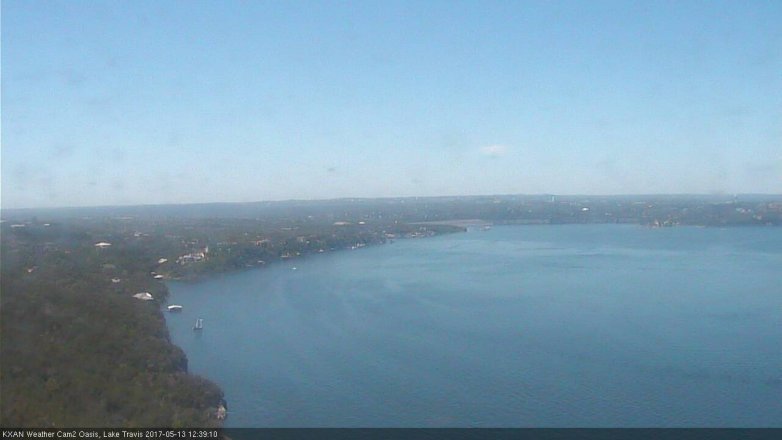 Lake Travis webcam, May 13, 2017 11:50 AM CT