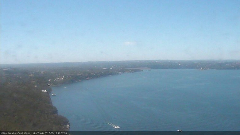 Lake Travis webcam, May 13, 2017 12:20 PM CT