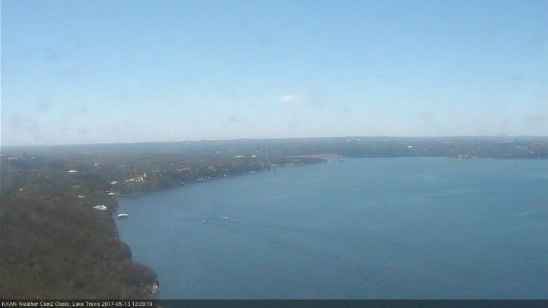 Lake Travis webcam, May 13, 2017 12:40 PM CT
