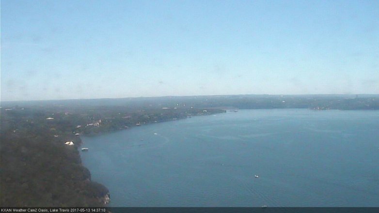 Lake Travis webcam, May 13, 2017 2:00 PM CT
