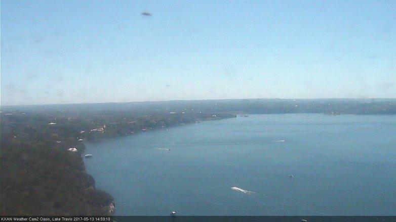 Lake Travis webcam, May 13, 2017 2:10 PM CT