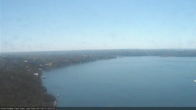 Lake Travis webcam, May 13, 2017 2:25 PM CT