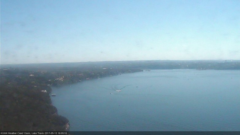 Lake Travis webcam, May 13, 2017 3:25 PM CT