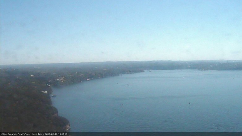 Lake Travis webcam, May 13, 2017 3:35 PM CT