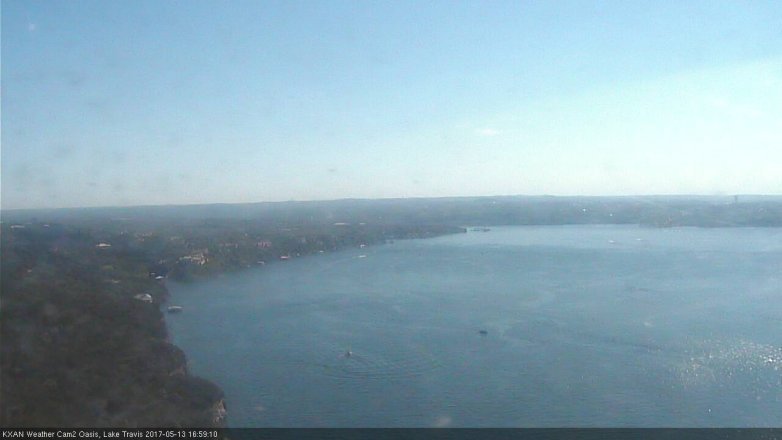 Lake Travis webcam, May 13, 2017 4:30 PM CT