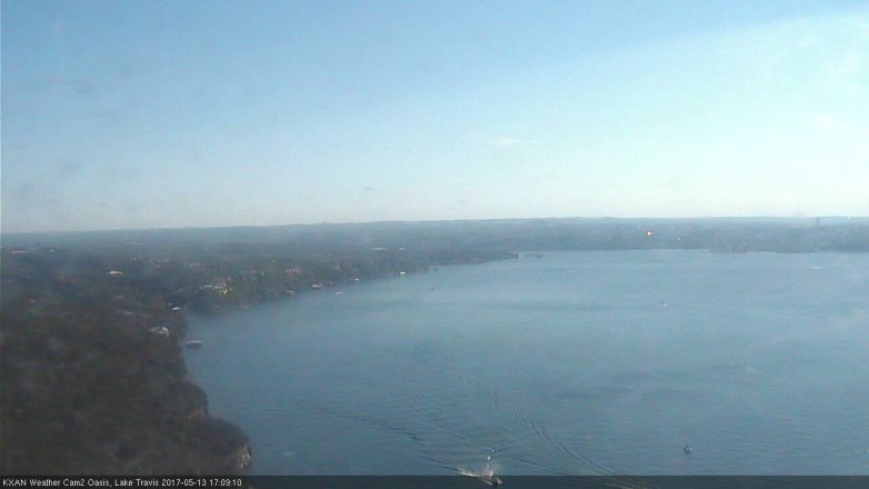 Lake Travis webcam, May 13, 2017 4:40 PM CT