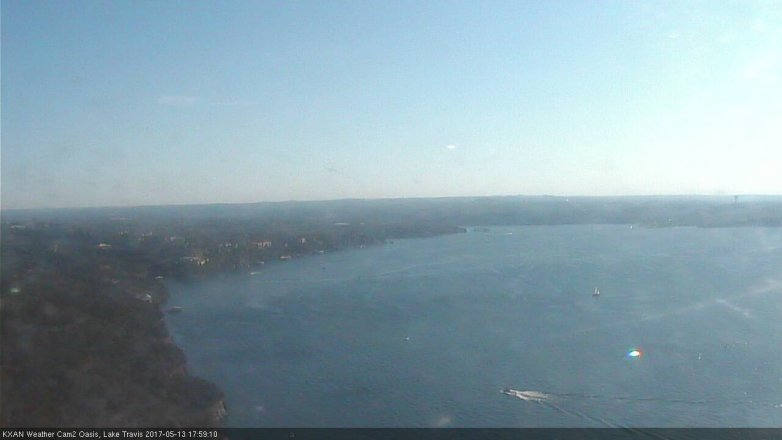Lake Travis webcam, May 13, 2017 5:20 PM CT