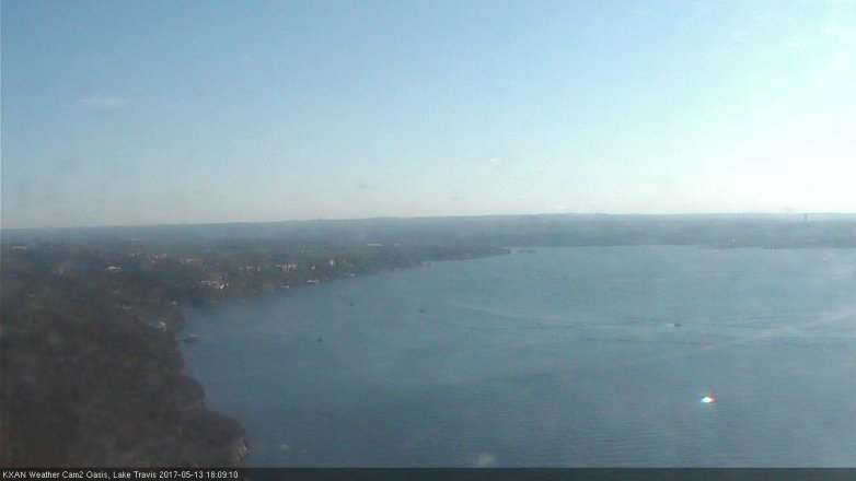 Lake Travis webcam, May 13, 2017 5:30 PM CT