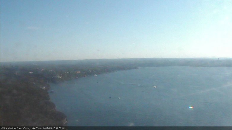 Lake Travis webcam, May 13, 2017 5:35 PM CT