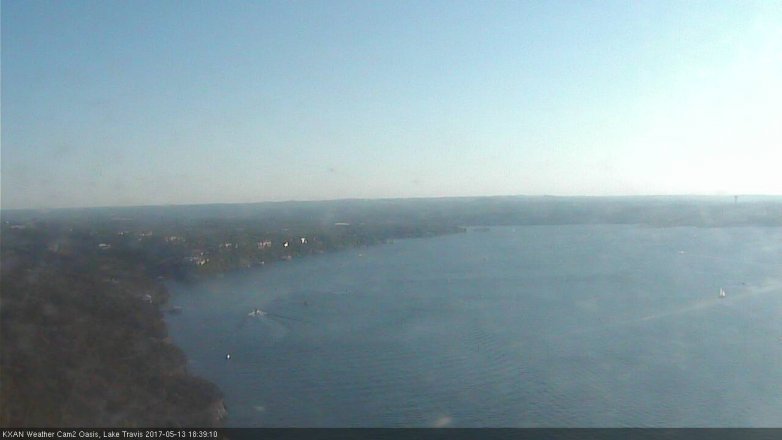 Lake Travis webcam, May 13, 2017 6:10 PM CT