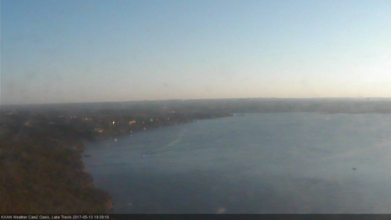Lake Travis webcam, May 13, 2017 6:50 PM CT