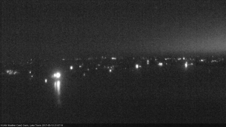 Lake Travis webcam, May 13, 2017 8:20 PM CT