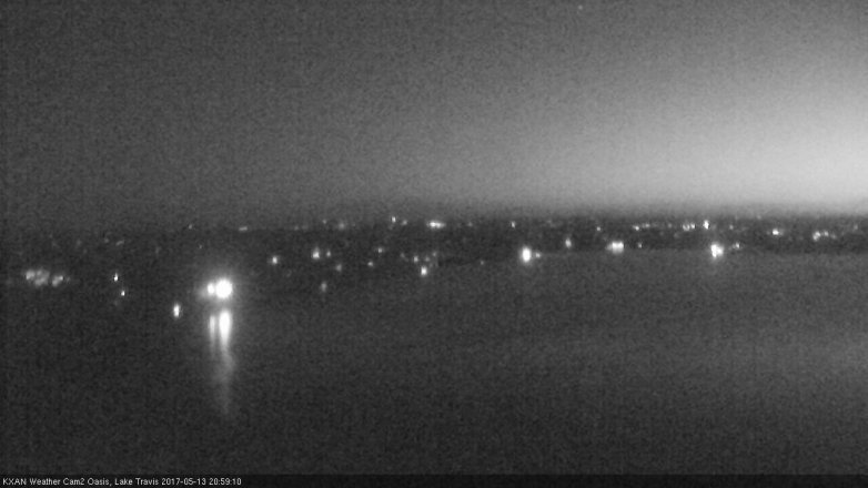 Lake Travis webcam, May 13, 2017 8:25 PM CT