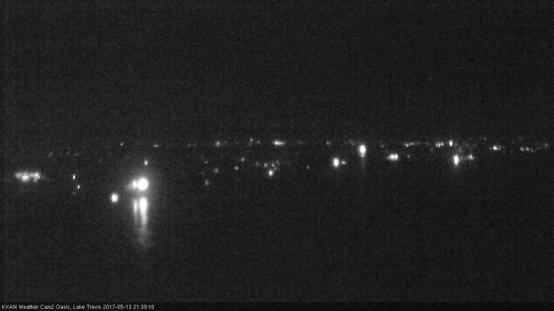 Lake Travis webcam, May 13, 2017 8:55 PM CT