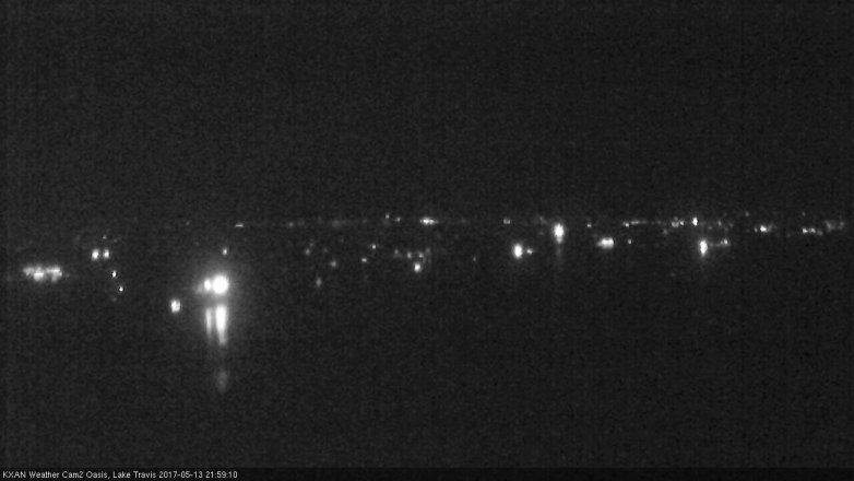 Lake Travis webcam, May 13, 2017 9:05 PM CT