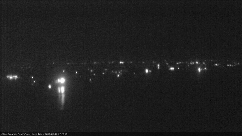 Lake Travis webcam, May 13, 2017 9:55 PM CT