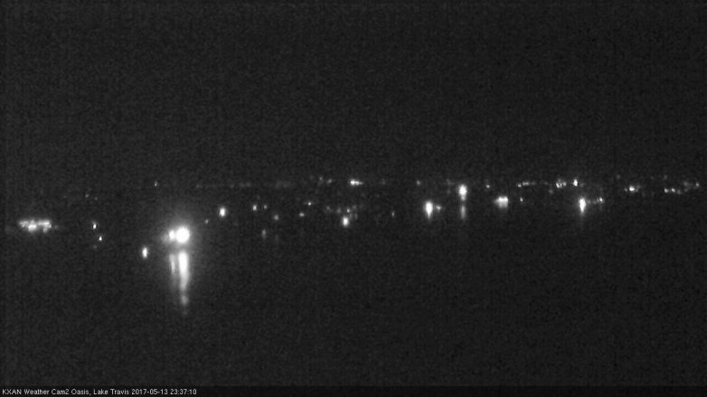 Lake Travis webcam, May 13, 2017 11:10 PM CT
