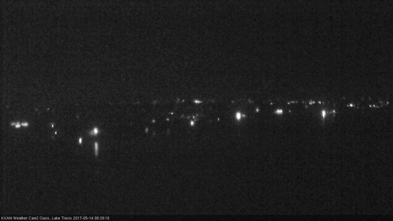 Lake Travis webcam, May 13, 2017 11:45 PM CT