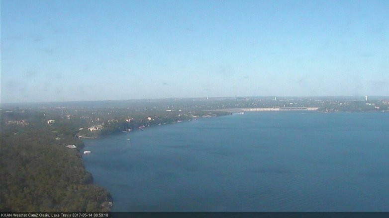Lake Travis webcam, May 14, 2017 9:25 AM CT