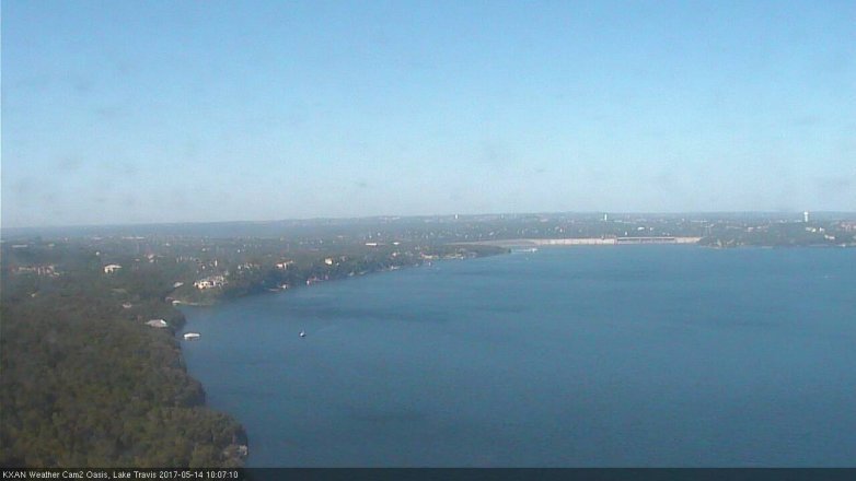 Lake Travis webcam, May 14, 2017 9:40 AM CT