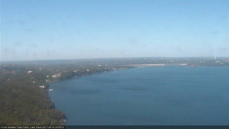 Lake Travis webcam, May 14, 2017 10:25 AM CT