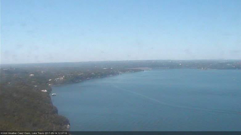 Lake Travis webcam, May 14, 2017 11:45 AM CT
