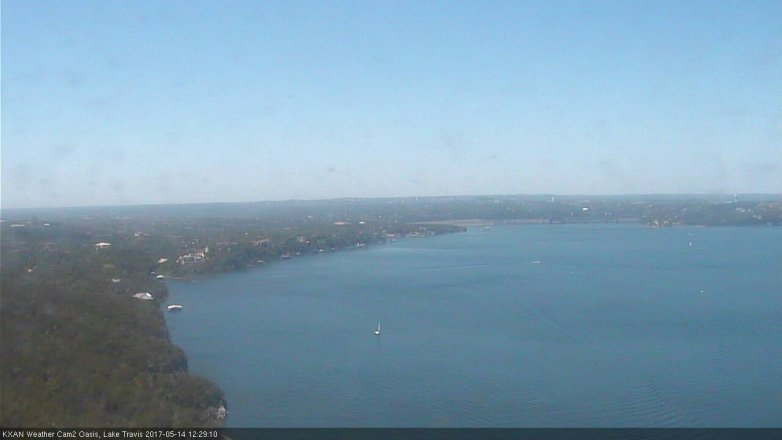 Lake Travis webcam, May 14, 2017 11:55 AM CT