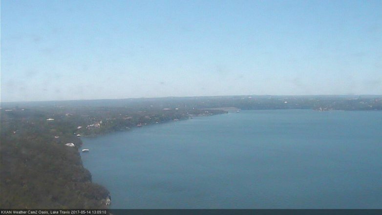 Lake Travis webcam, May 14, 2017 12:25 PM CT