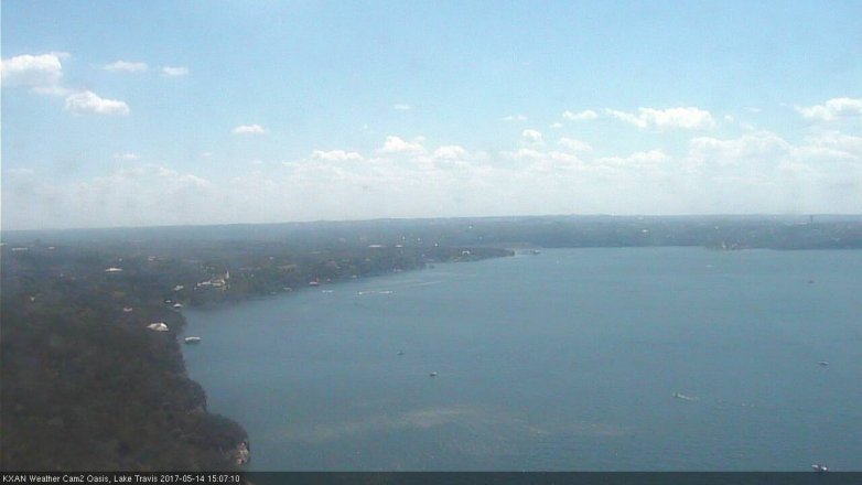 Lake Travis webcam, May 14, 2017 2:20 PM CT