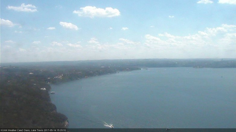 Lake Travis webcam, May 14, 2017 2:45 PM CT