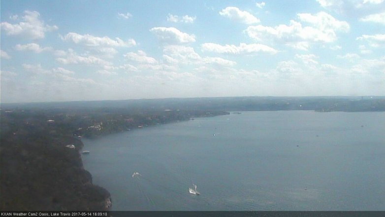 Lake Travis webcam, May 14, 2017 3:30 PM CT