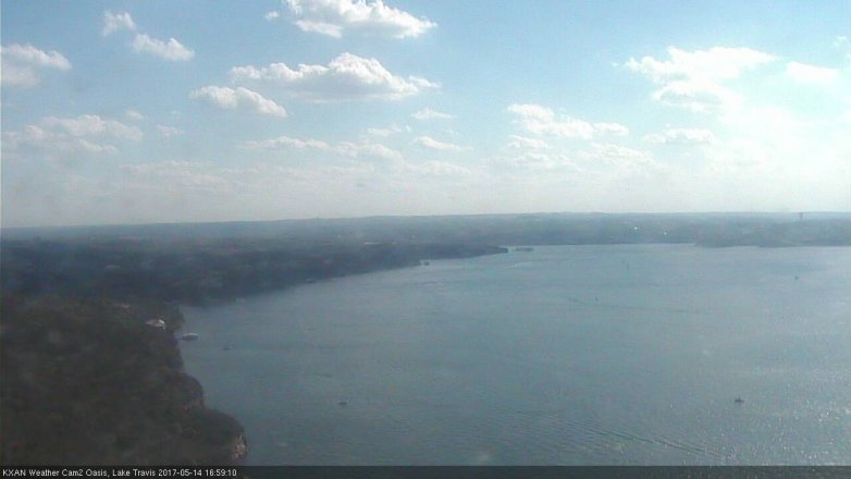Lake Travis webcam, May 14, 2017 4:10 PM CT