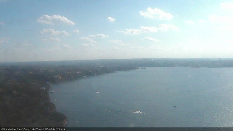 Lake Travis webcam, May 14, 2017 4:50 PM CT