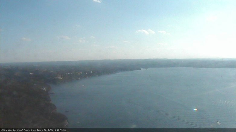 Lake Travis webcam, May 14, 2017 5:35 PM CT