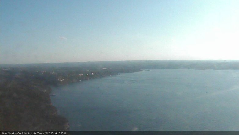 Lake Travis webcam, May 14, 2017 5:50 PM CT