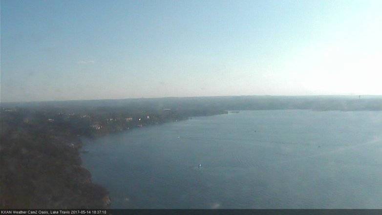 Lake Travis webcam, May 14, 2017 6:10 PM CT