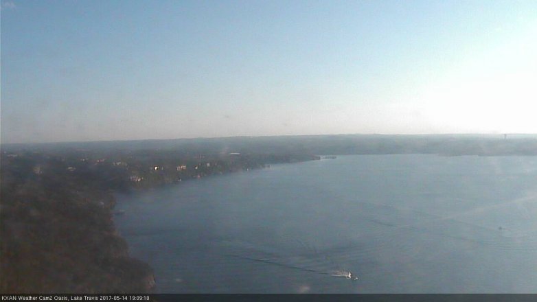 Lake Travis webcam, May 14, 2017 6:15 PM CT