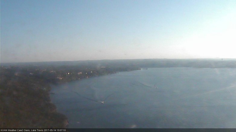 Lake Travis webcam, May 14, 2017 6:20 PM CT