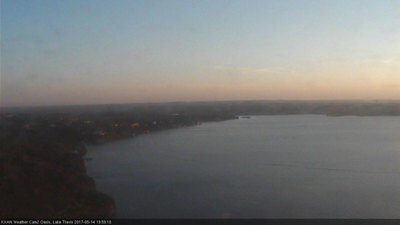 Lake Travis webcam, May 14, 2017 7:05 PM CT