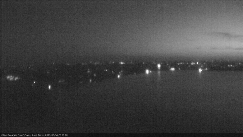 Lake Travis webcam, May 14, 2017 8:15 PM CT