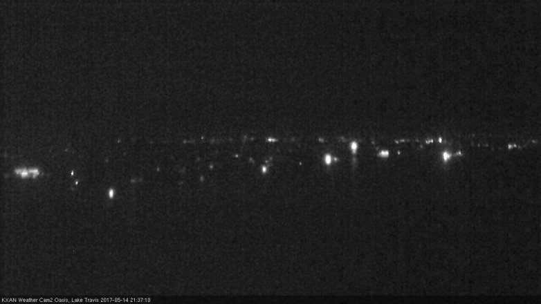 Lake Travis webcam, May 14, 2017 8:45 PM CT
