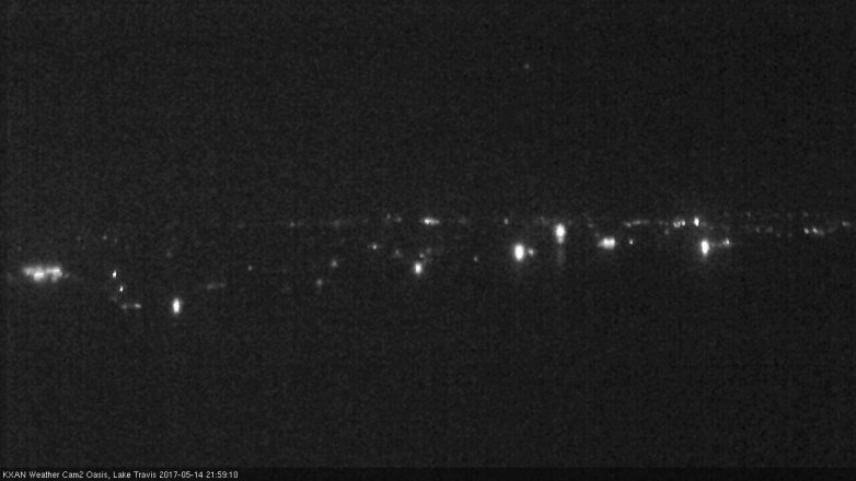 Lake Travis webcam, May 14, 2017 9:10 PM CT